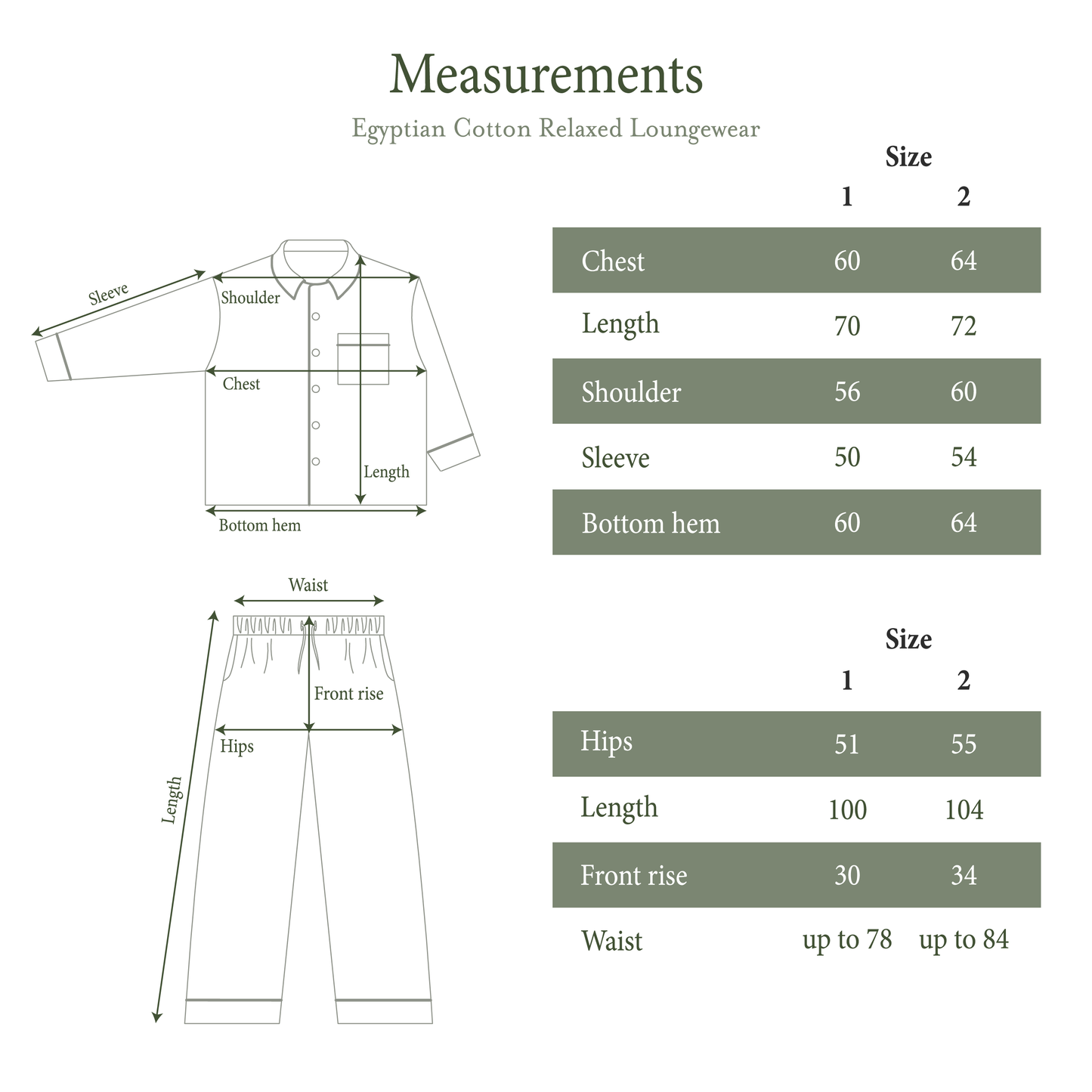 Natural ELS Cotton Sateen Weaved Egyptian Cotton Pajamas Set