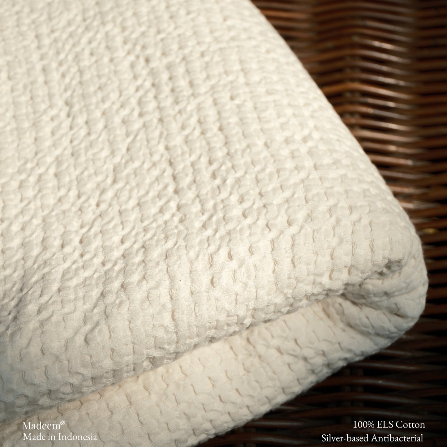 Waffle Blanket - 100% ELS Cotton
