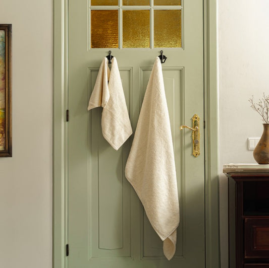 Heavenly Series Natural Cotton Towel - 100% ELS Cotton