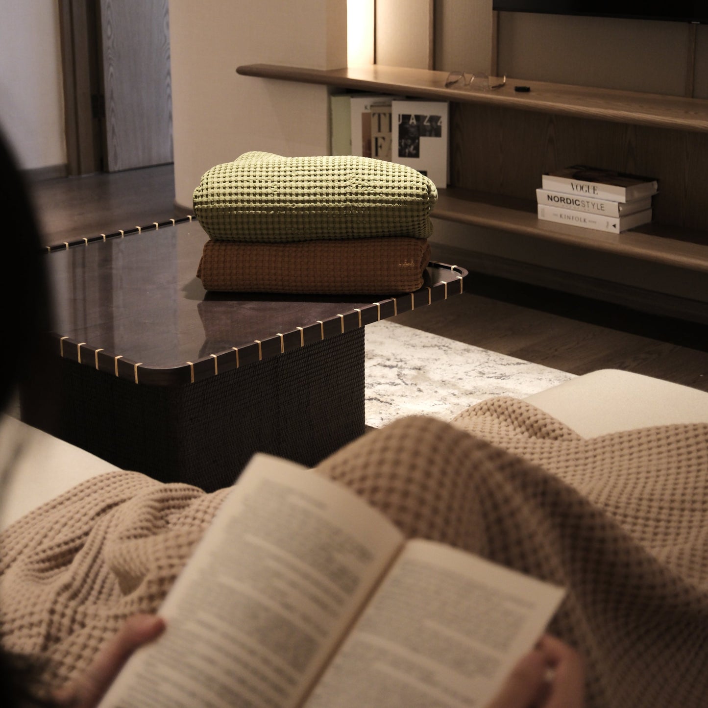 Waffle Blanket - 100% ELS Cotton