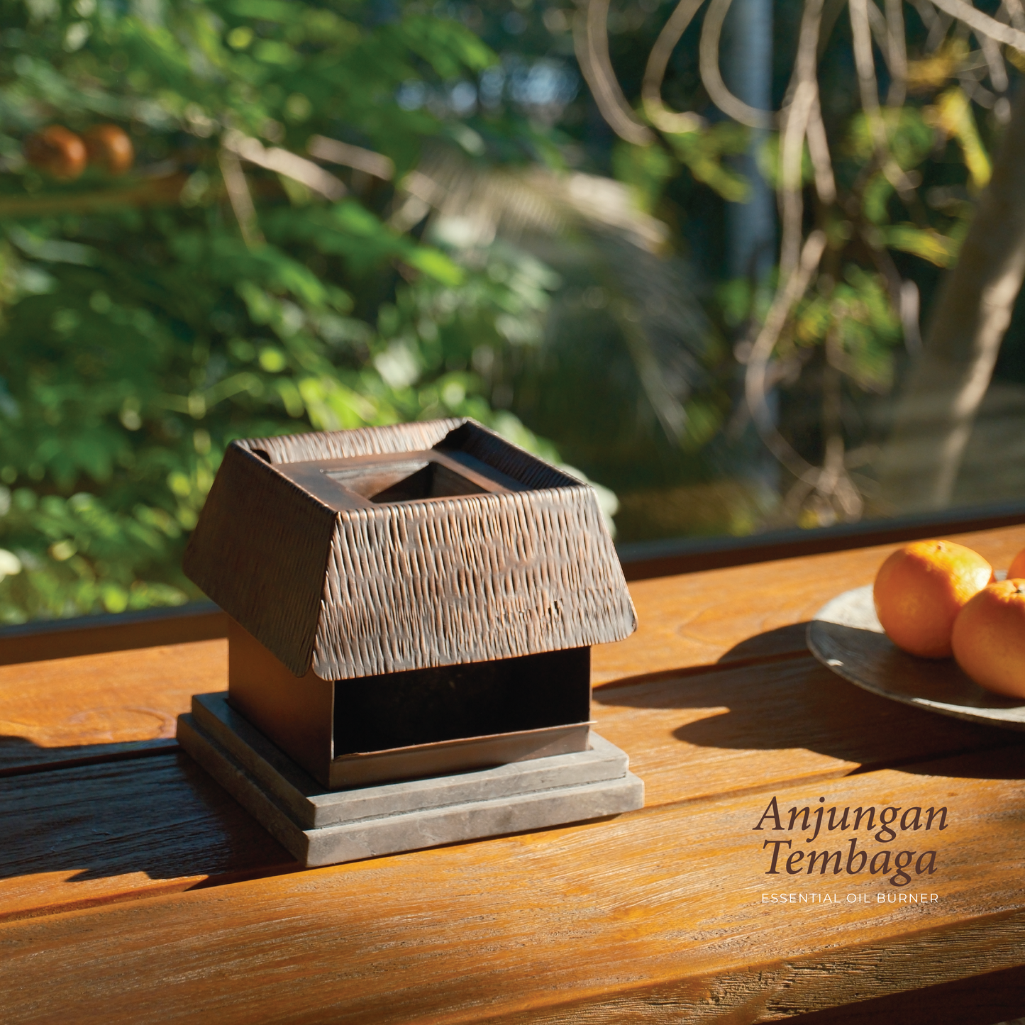 Anjungan Tembaga -  Essential Oil Burner & Candle Holder