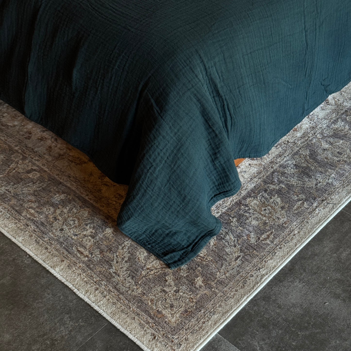 Multilayered ELS Cotton Gauze Blanket - Natural Indigofera Plant Based Coloring