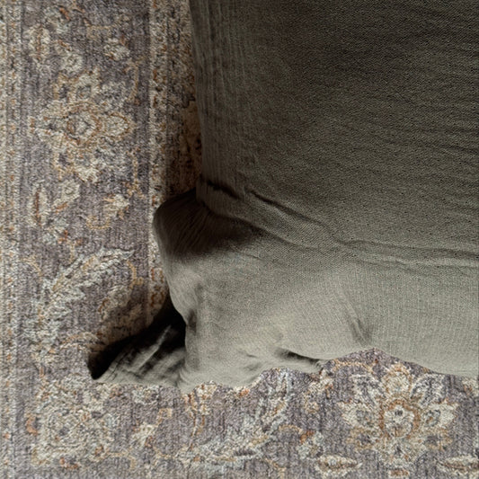 Multilayered ELS Cotton Gauze Blanket - Natural Mahogany Plant Based Coloring