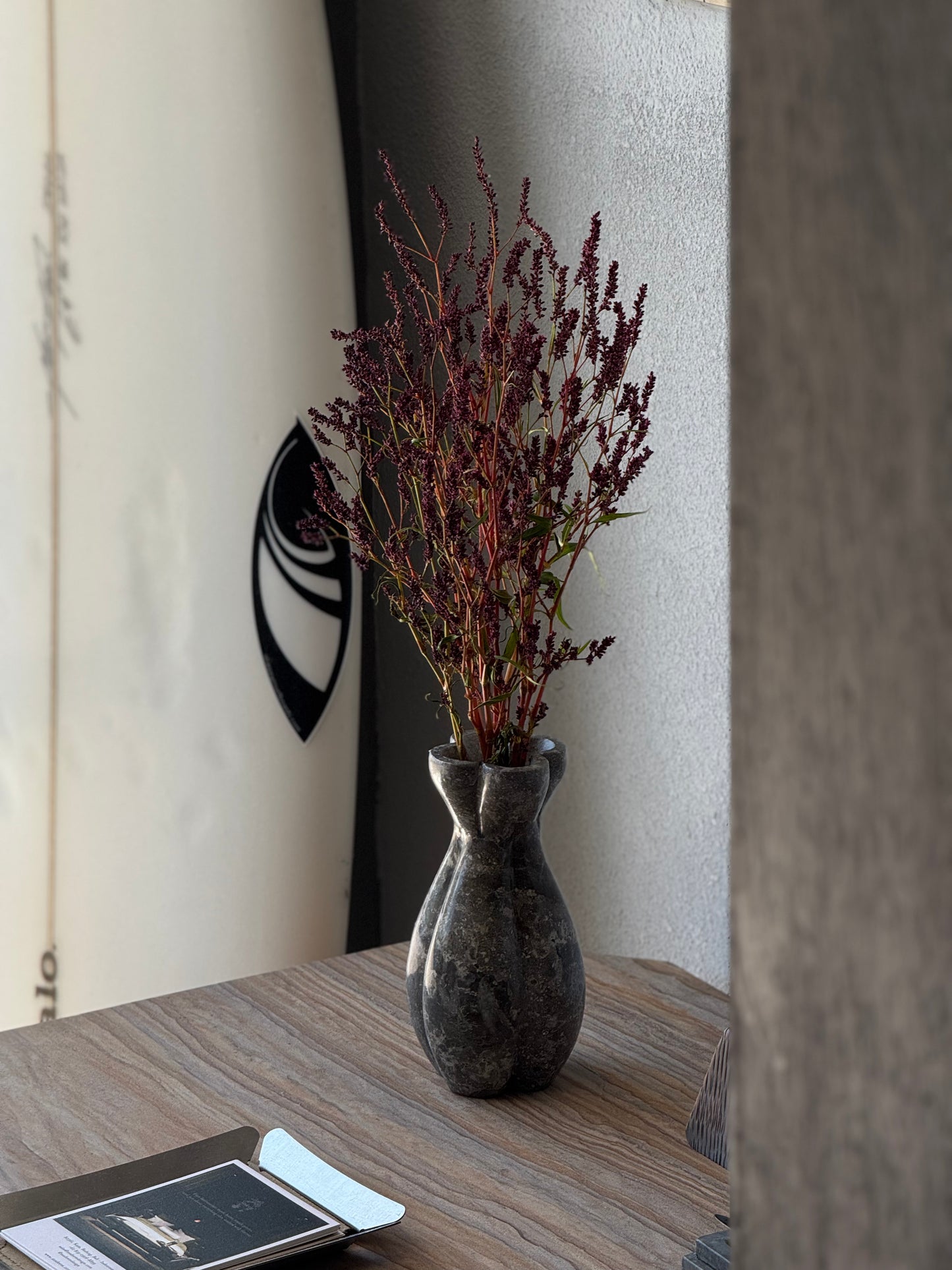 Kelopak Sculptural Marble Vase