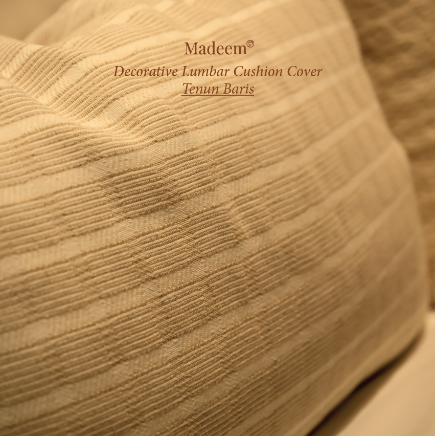 Tenun Baris - Decorative Lumbar Cushion Cover