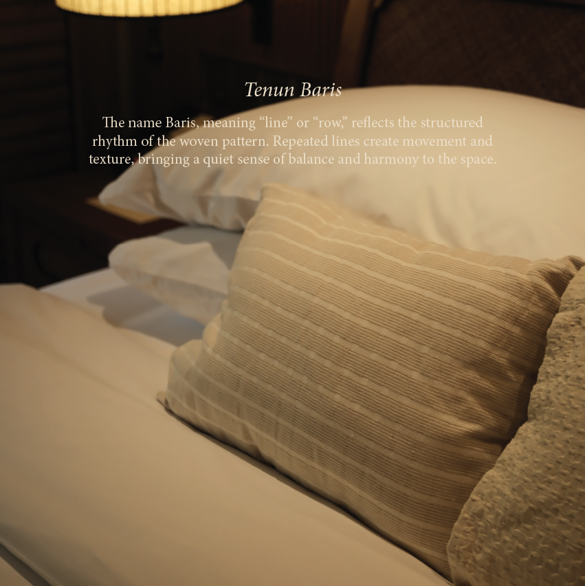 Tenun Baris - Decorative Lumbar Cushion Cover