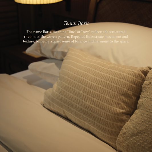 Tenun Baris - Decorative Lumbar Cushion Cover