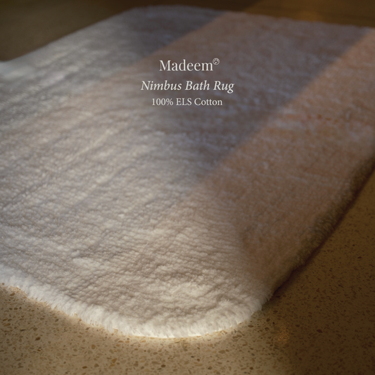 Madeem Nimbus Bath Rug 100% ELS Egyptian Cotton